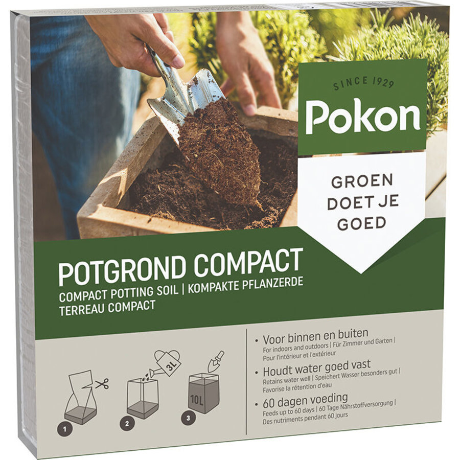 Lichtgewicht turfvrije kokos potgrond compact