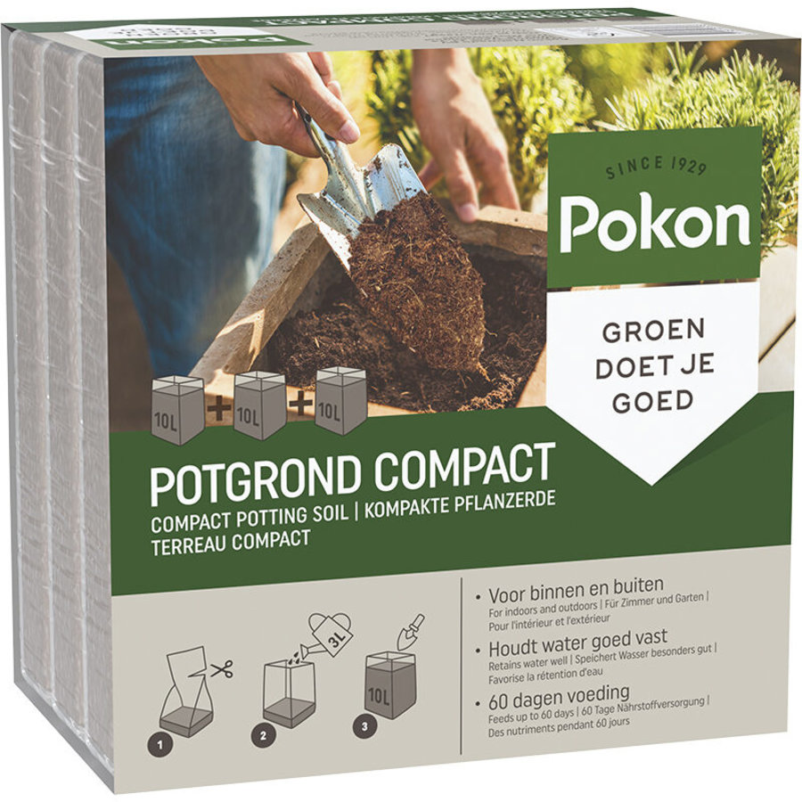 Lichtgewicht turfvrije kokos potgrond compact
