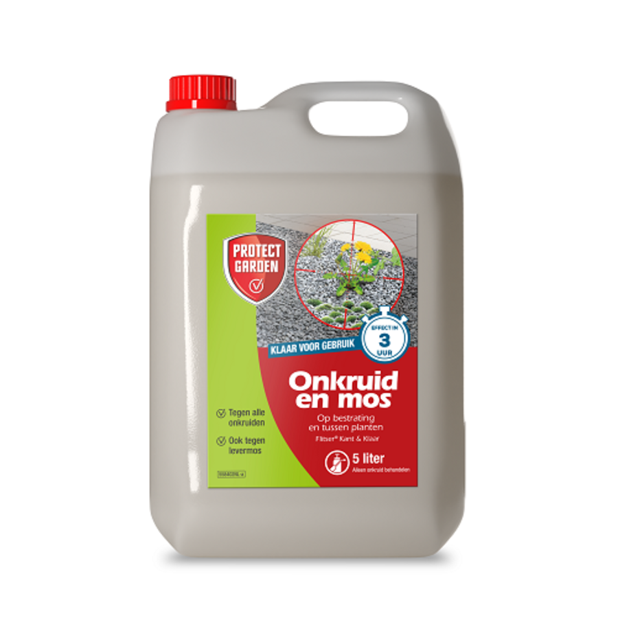 Flitser kant-en-klare onkruid- en mosbestrijder 5 liter voor terras en oprit