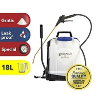 Topaz 18 rugsproeier met drukmeter en 18 liter reservoir