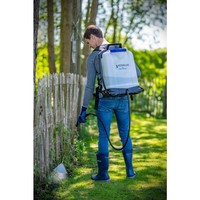 Topaz 18 rugsproeier met drukmeter en 18 liter reservoir