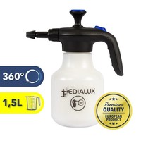 Hand-druksproeier 1,5 liter met 360 graden sproeifunctie