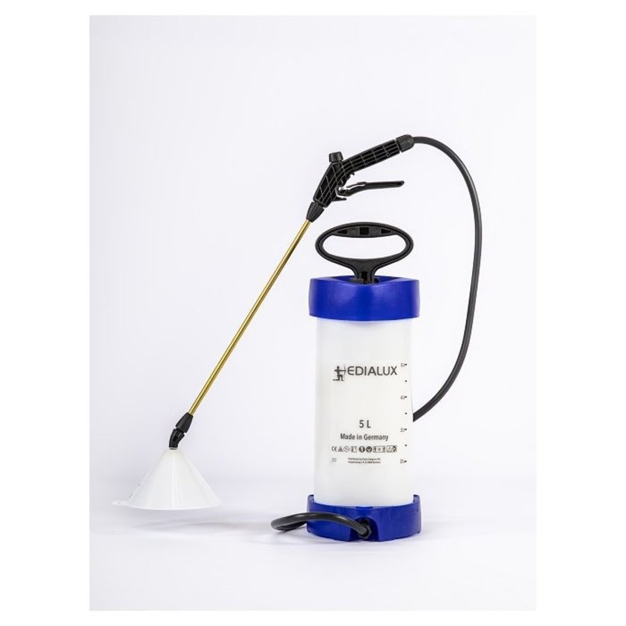 Onyx 5 druksproeier 5 liter met messing lans en FPM-ringen