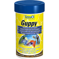 Guppy visvoer vlokken