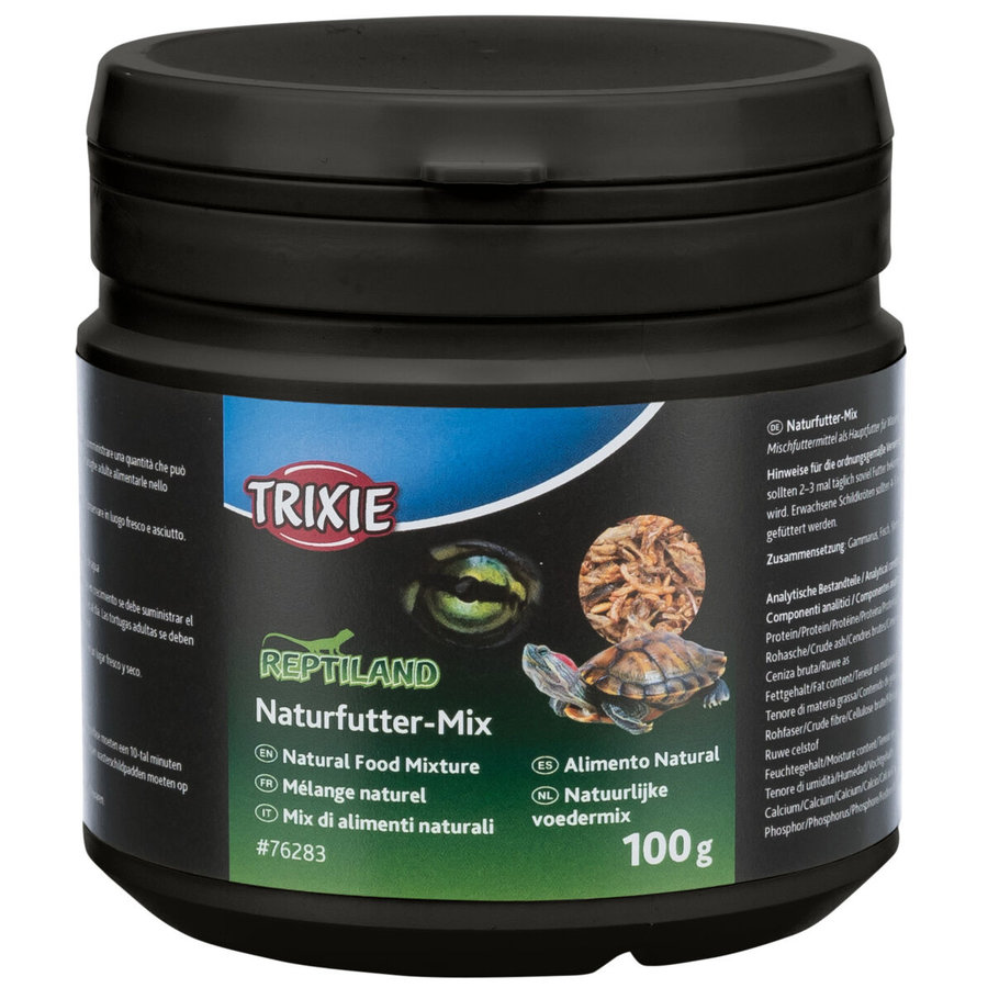 Natuurlijke voedingsmix voor waterschildpadden 100 gram