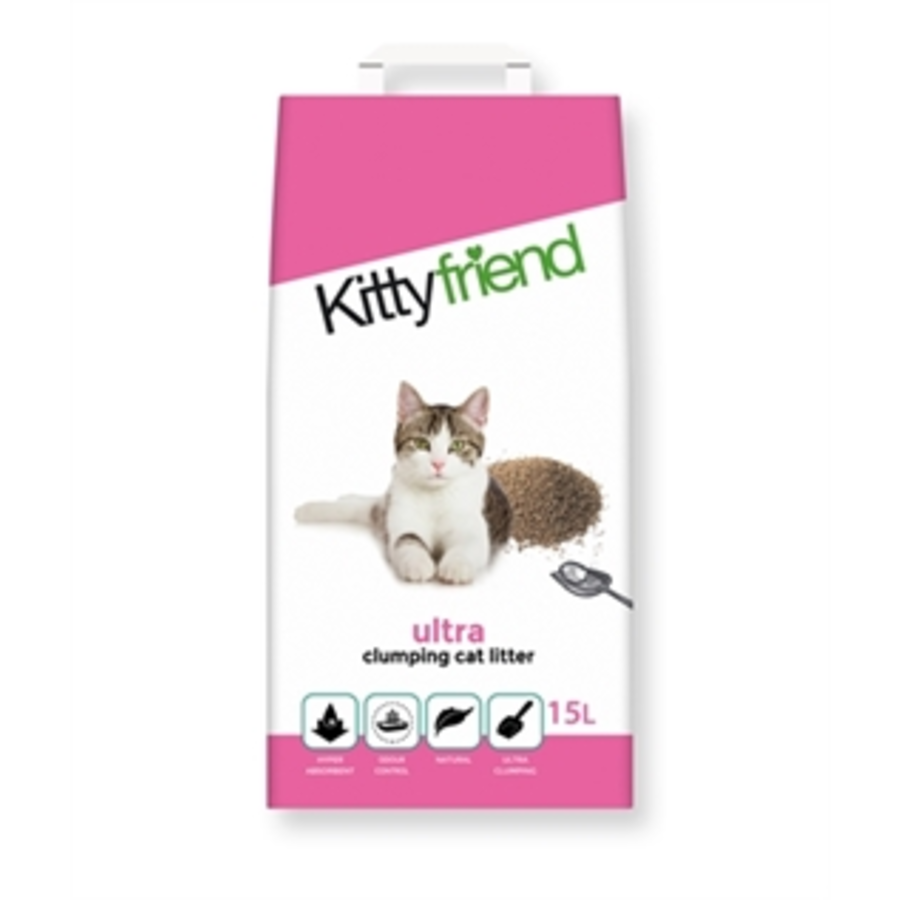 Kattenbakvulling Ultra 15 liter | sterk absorberend