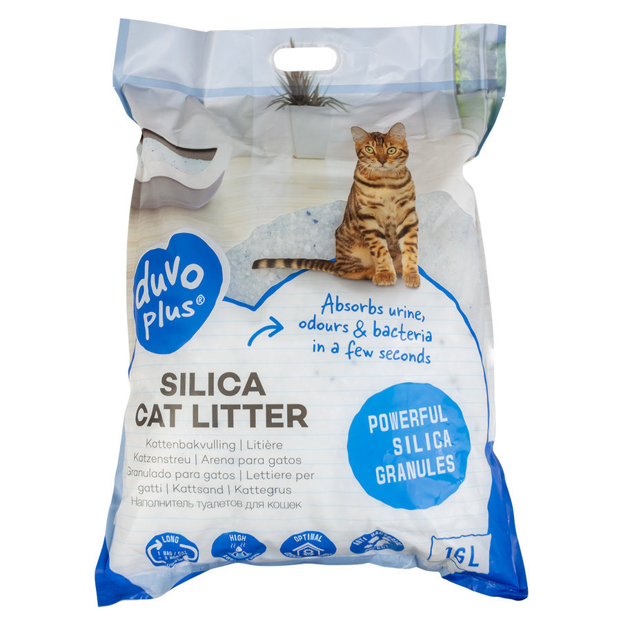 Premium silica kattenbakvulling  lichtgewicht en stofarm