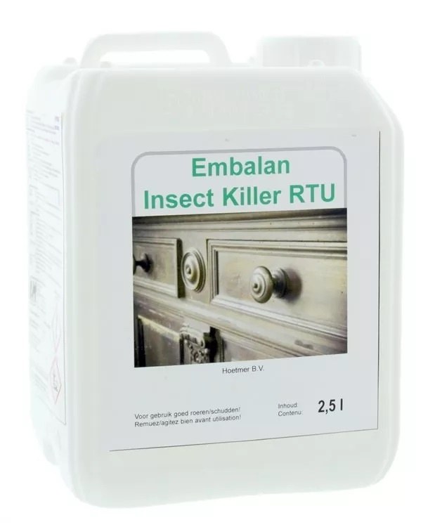 Embalan Insect Killer RTU | tegen houtaantasting | kant en klaar 2,5 liter
