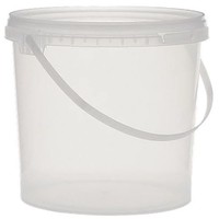 10 Liter emmers met deksel, set van 6