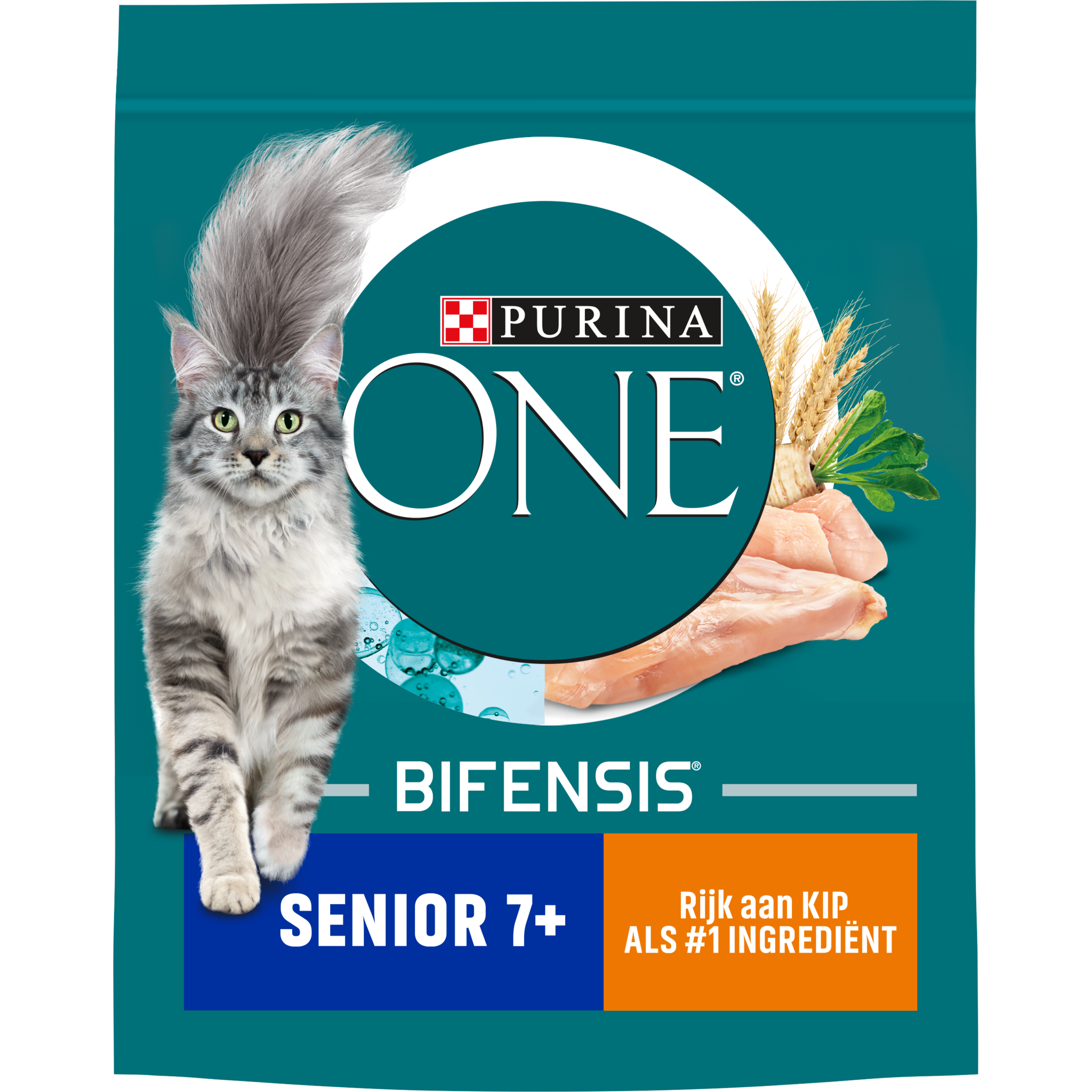 Purina One Senior Kip & Volkoren Granen 3KG