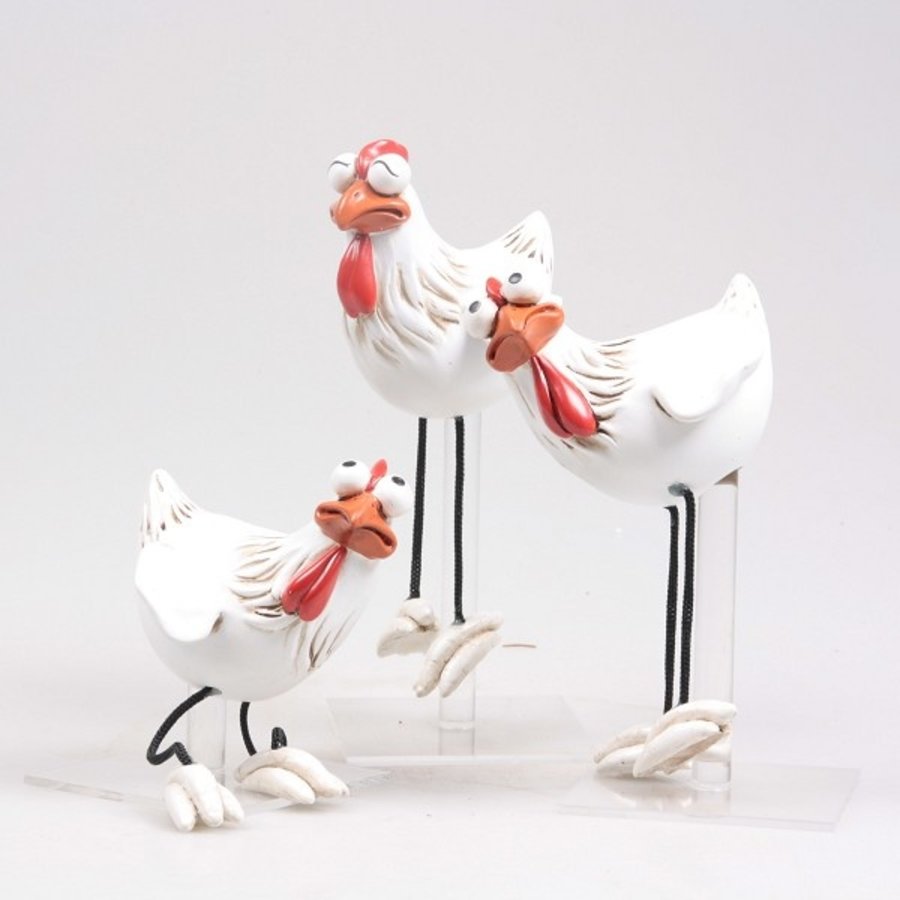 Tuinstekers Kip Frits met bungelbeentjes