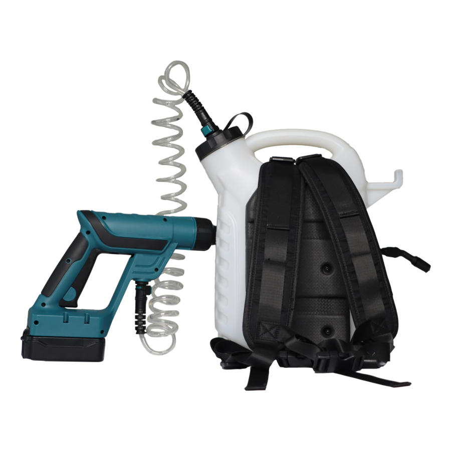 Lil’Squirt accu rugspuit 6 liter met 12V accu en lange sproeilans