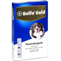 Gold Hond 400 - 4 pipetten | Boven 25KG
