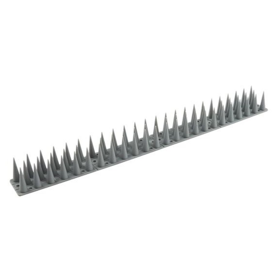 Puntstrip 49 cm grijs met hoge pin - set a 12 stuks | Kunststof duivenpin