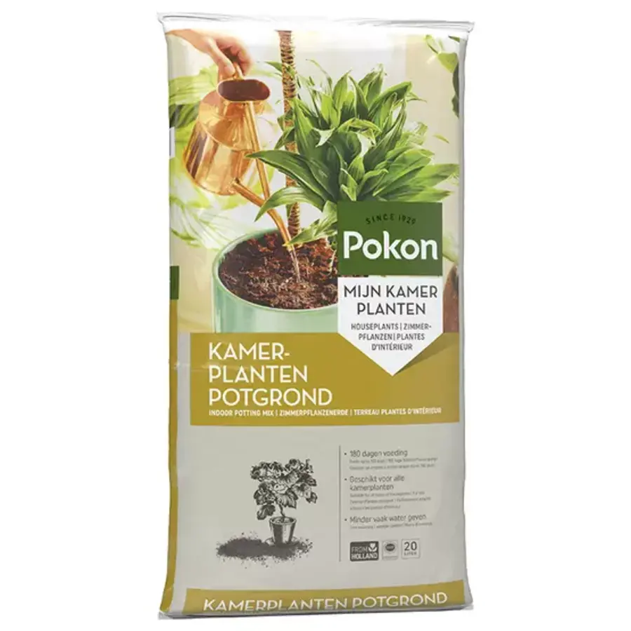 Bio kamerplantenpotgrond met TerraCottem