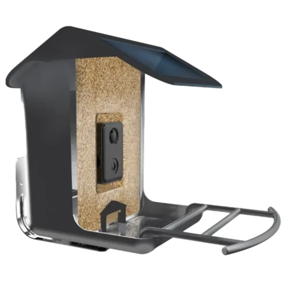 Smart bird feeder with camera