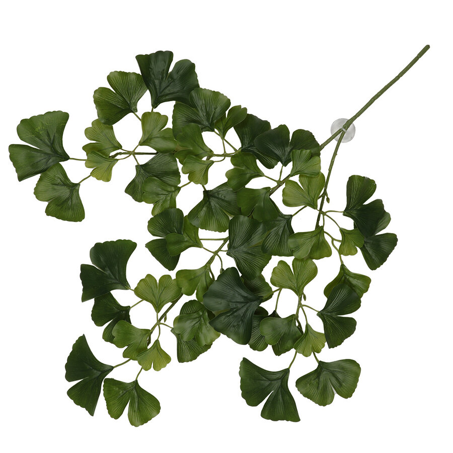 Hangende plant Ginko 63x36x5cm kunststof terrariumdecoratie