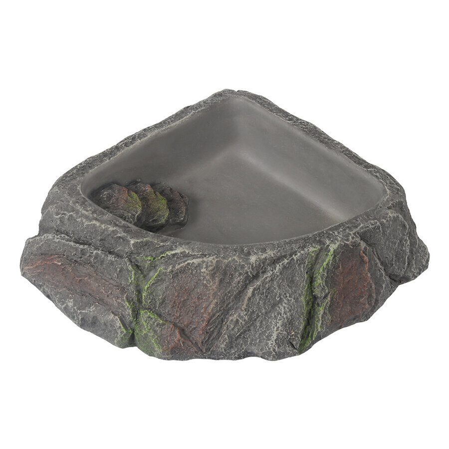 Hoekschaal decoratieve drinkschaal voor terrarium S | M | L