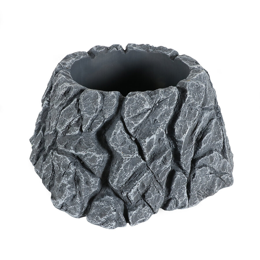 Houder voor voederplanten havikssteen 23,8 x 23,3 x 11,5 cm terrarium decoratie