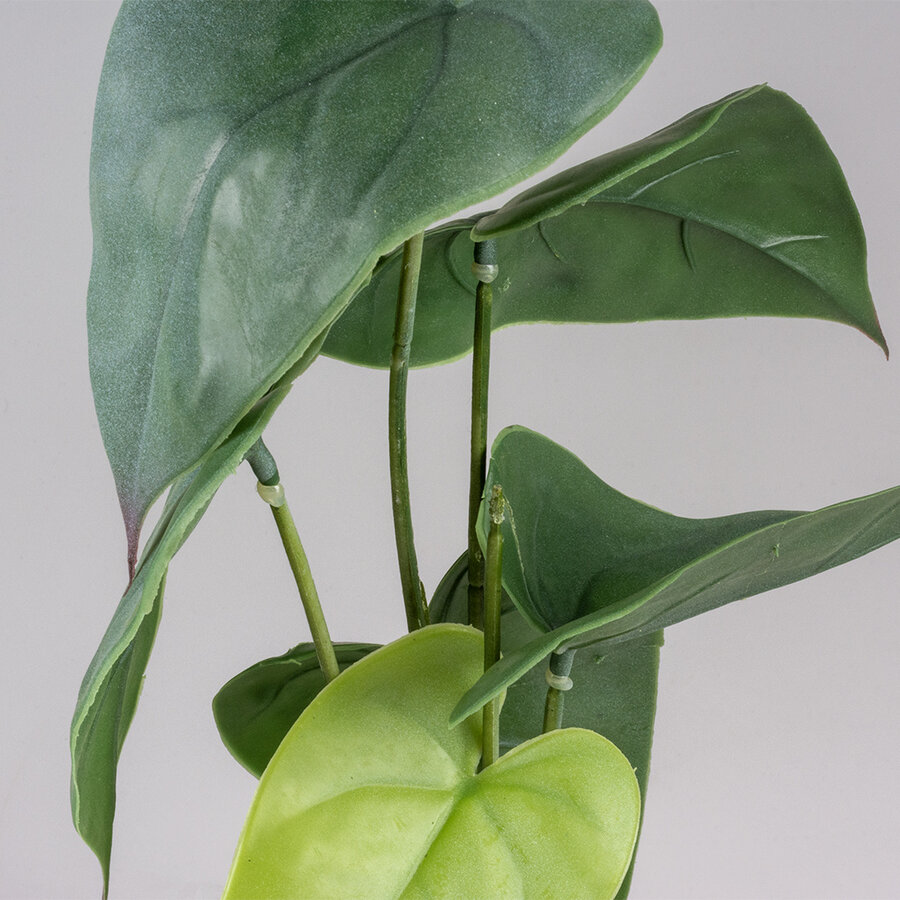 Monstera groen terrarium kunstplant voor reptielen en amfibieën