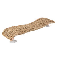 Reptiel relaxer hangmat zeegras triangel 27,3x20,3 cm voor terrarium