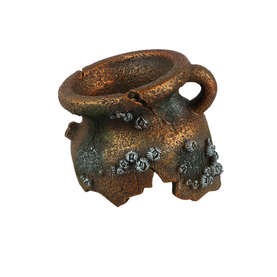 Amfoor gebroken hals aquarium ornament