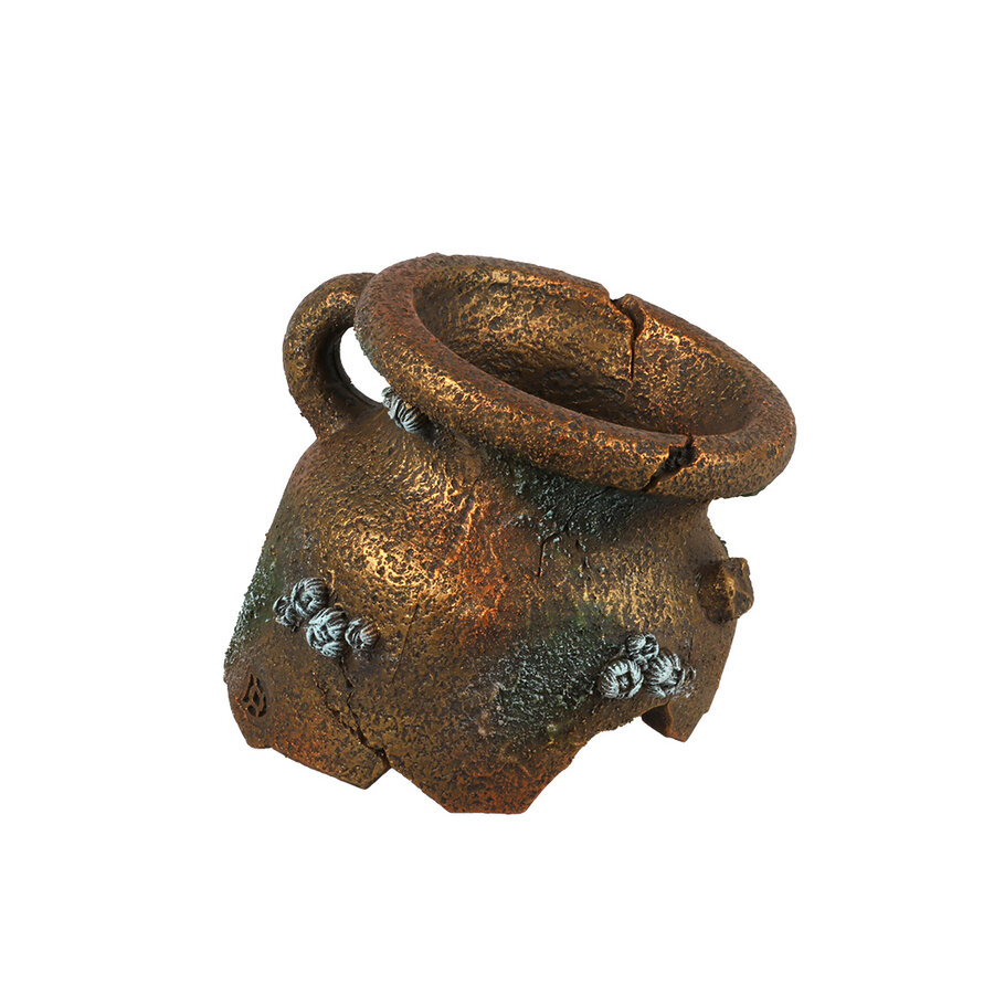 Amfoor gebroken hals aquarium ornament