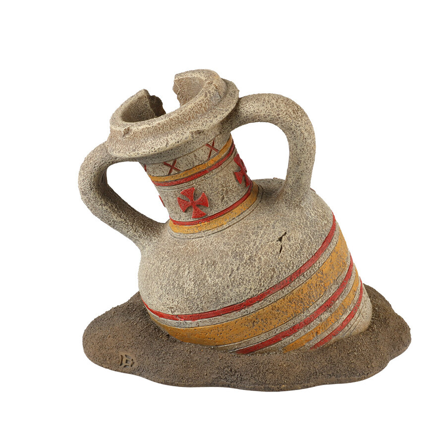 Amfoor La Niña aquariumornament 21x17,2x17,5 cm | schuilplek voor vissen