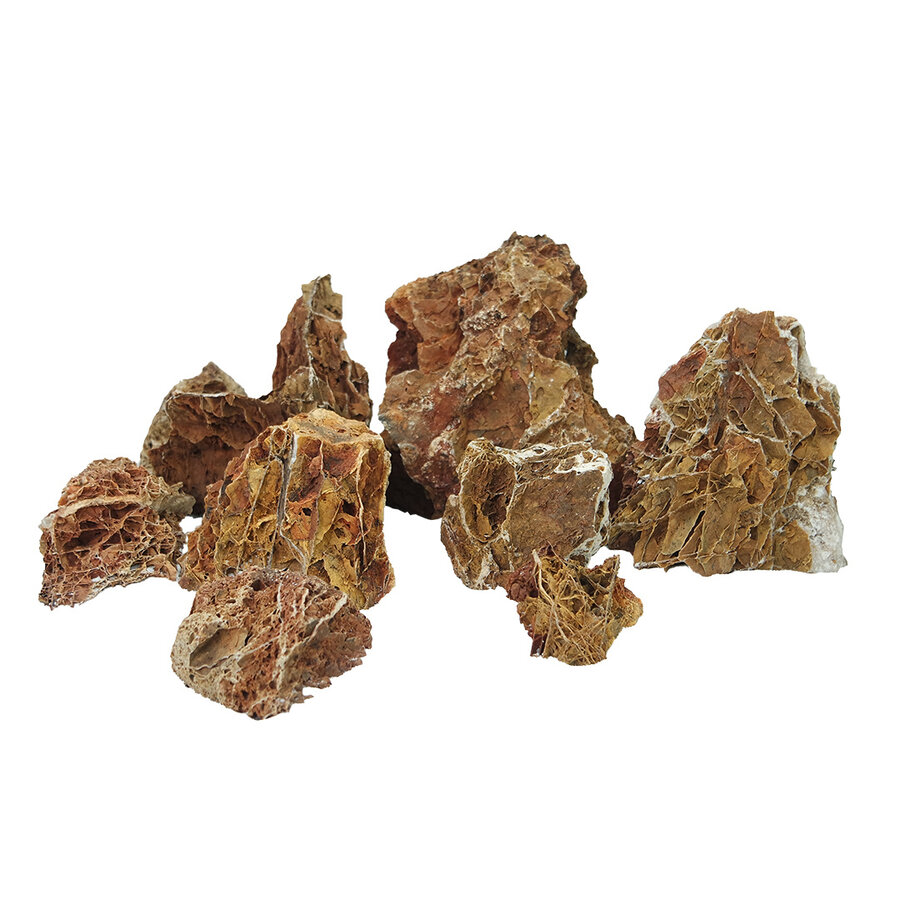 Scorro steen bruin | natuursteen voor aquascaping en beplante aquaria