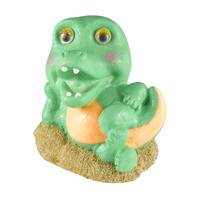 Krokodil Action Air aquarium ornament met luchtslang | 7,3 x 6 x 7 cm