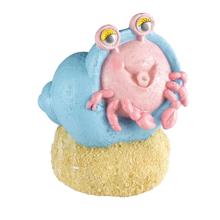 Heremietkreeft Action Air aquarium ornament met luchtaansluiting | 7,6 x 7,2 x 8,5 cm