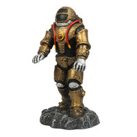 Steampunk duiker aquarium ornament 6,8 x 6,7 x 12,1 cm | voor zoet- en zoutwater