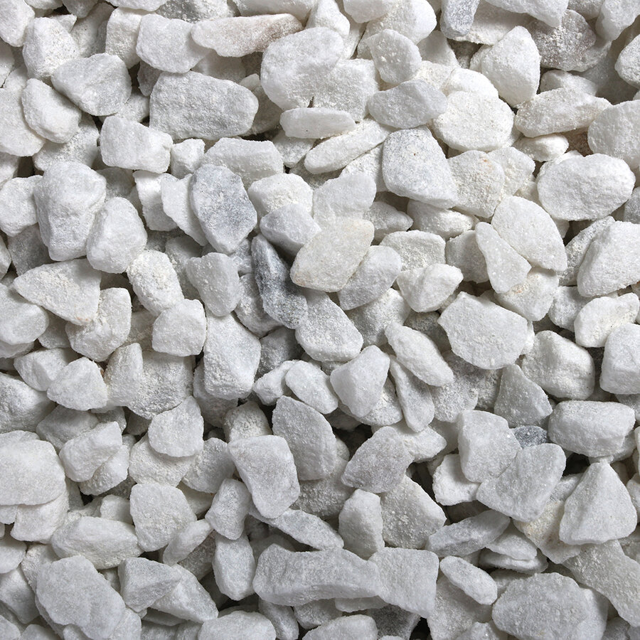 Aquariumgrind Carrara White 2 kg | wit aquariumgrind 6-9 mm