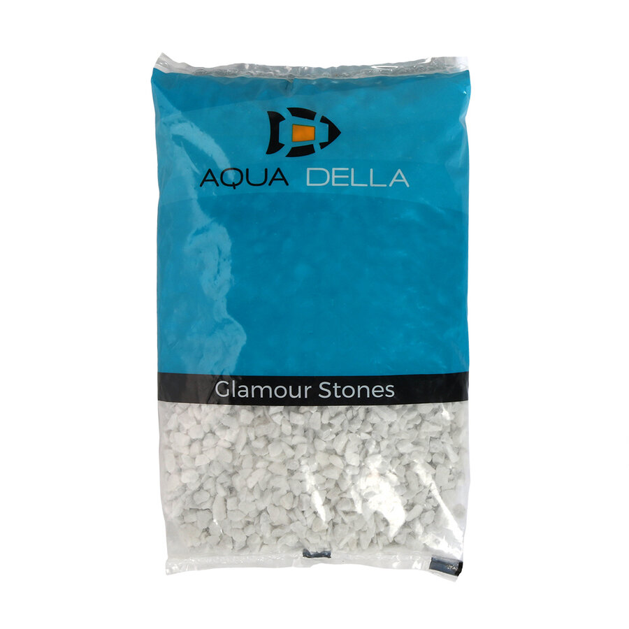 Aquariumgrind Carrara White 2 kg | wit aquariumgrind 6-9 mm