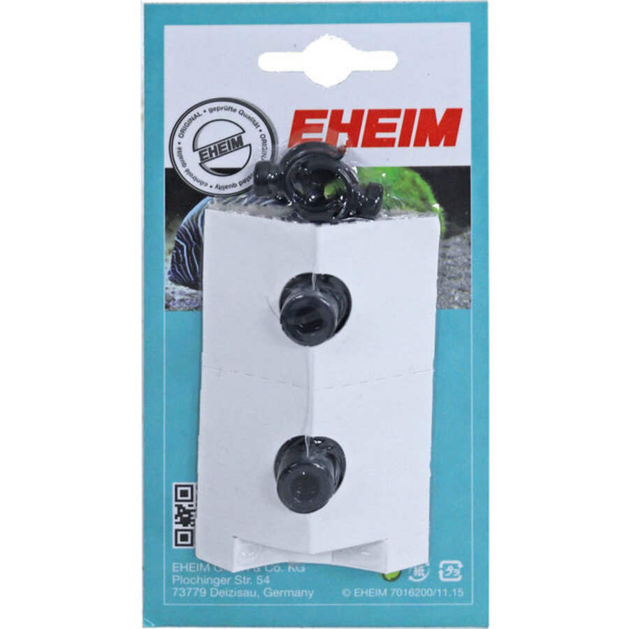 Zuignap voor aquariumslang 12/16mm met clip 2 stuks