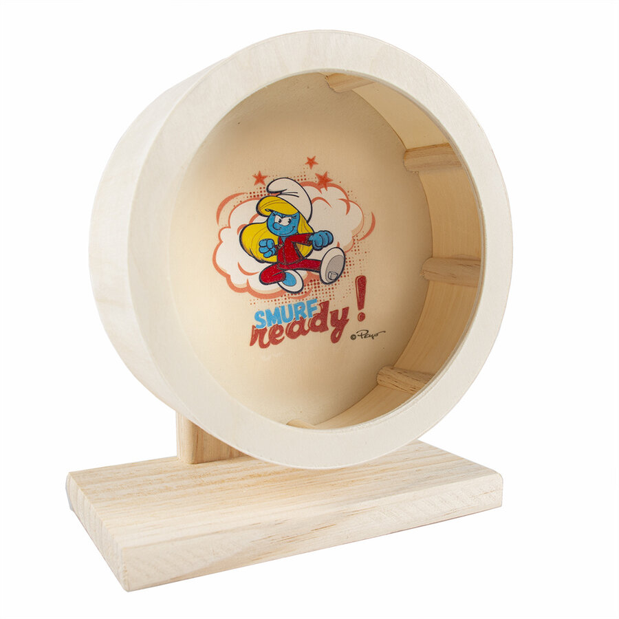 Houten looprad 20 cm voor hamsters en kleine knaagdieren
