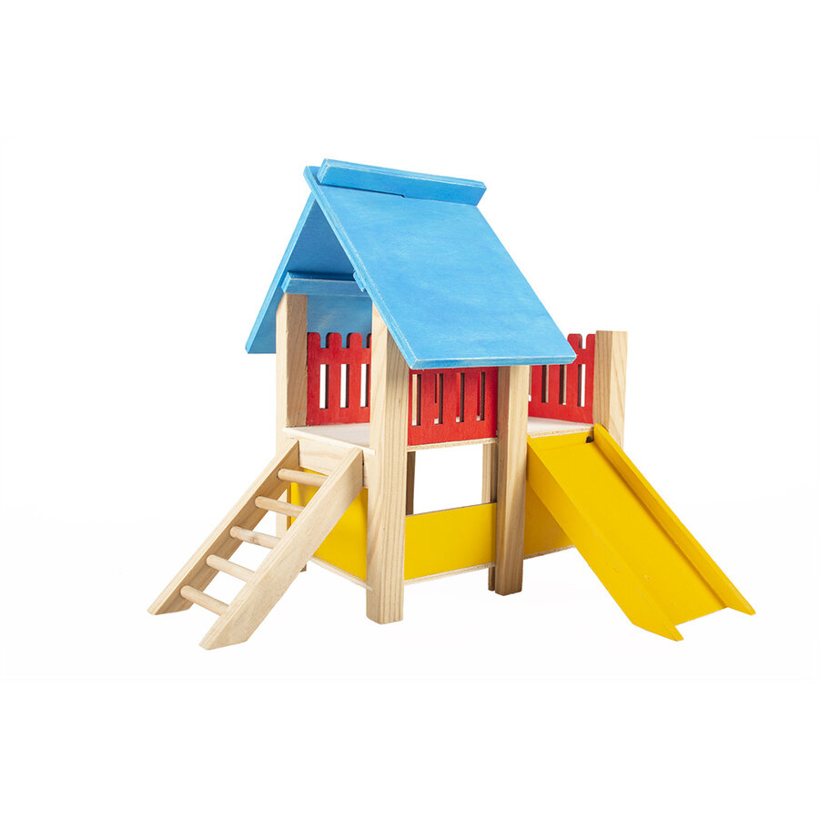 Houten knaagdier speeltuin voor hamster en muis