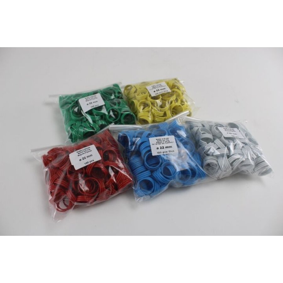 Spiraalringen voor Pluimvee 28MM - 100 stuks
