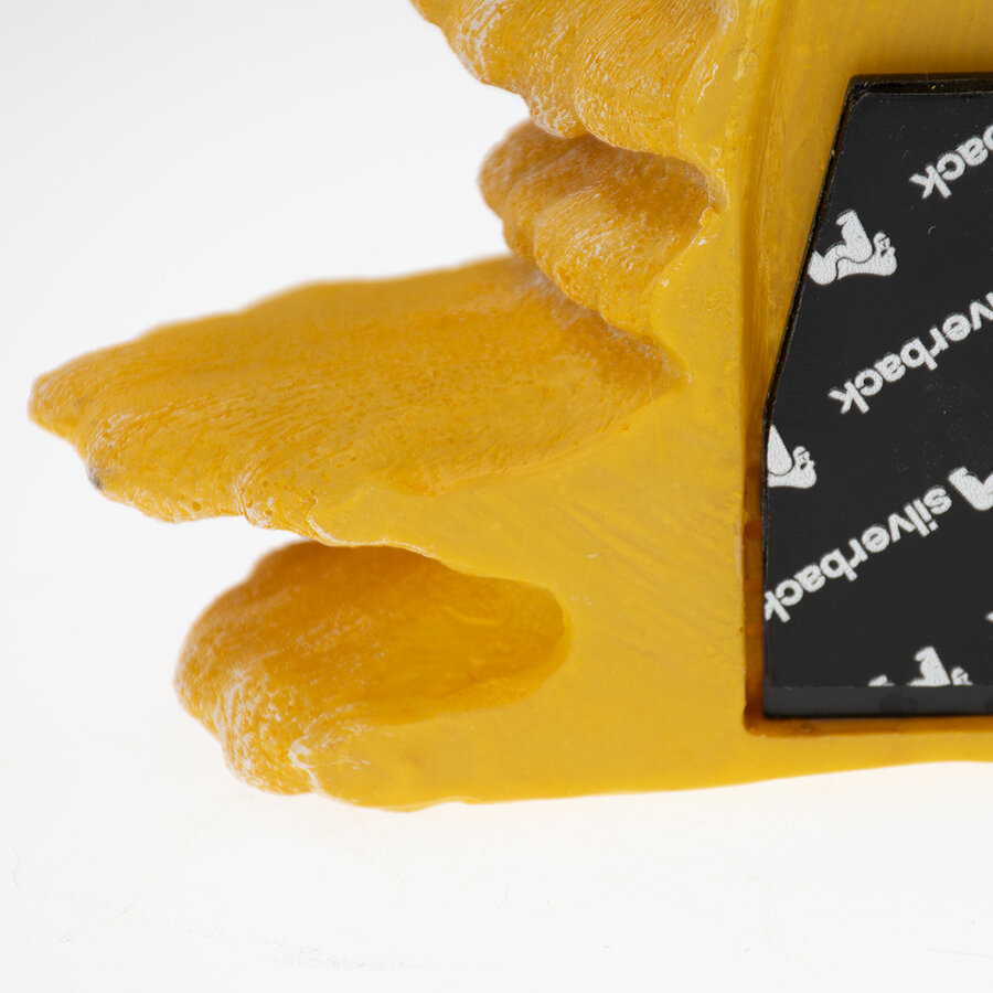 Floating deco zwammen geel 18,5x8,5x10 cm terrarium decoratie