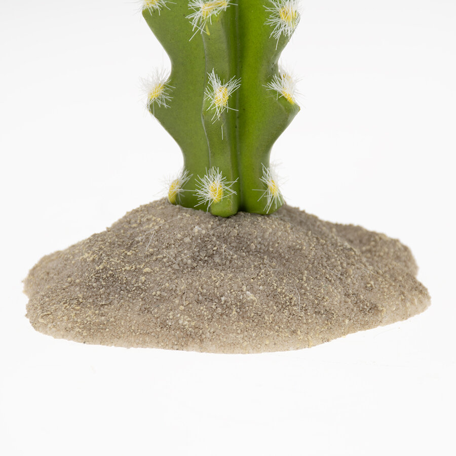 Cactus cilinder 3 groen terrariumplant 10 x 8,5 x 23,5 cm