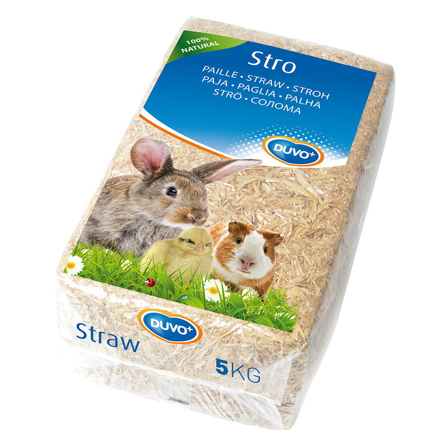 Stro voor konijnen, kippen en knaagdieren | 1, 2,5 of 5 kg