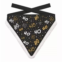 Kerst Bandana Ho Ho Ho Zwart