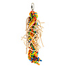 Shreddy hanger met leder & sisal