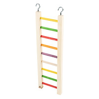 Kleurrijk houten ladder