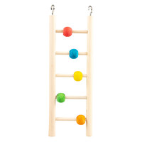Kleurrijk houten ladder & kralen