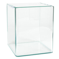 Kubusvormig aquarium 10L met dekglas 20 x 20 x 25 cm