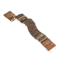 Buigbare houten ladder voor knaagdieren