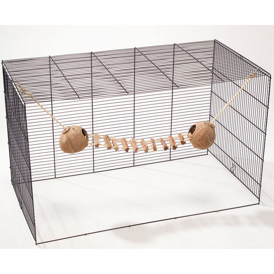 Coconut Globehouse met ladder voor kleine knaagdieren