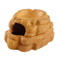 Keramische schuilplaats Big Rock diverse maten – vochtvasthoudende grot met deksel