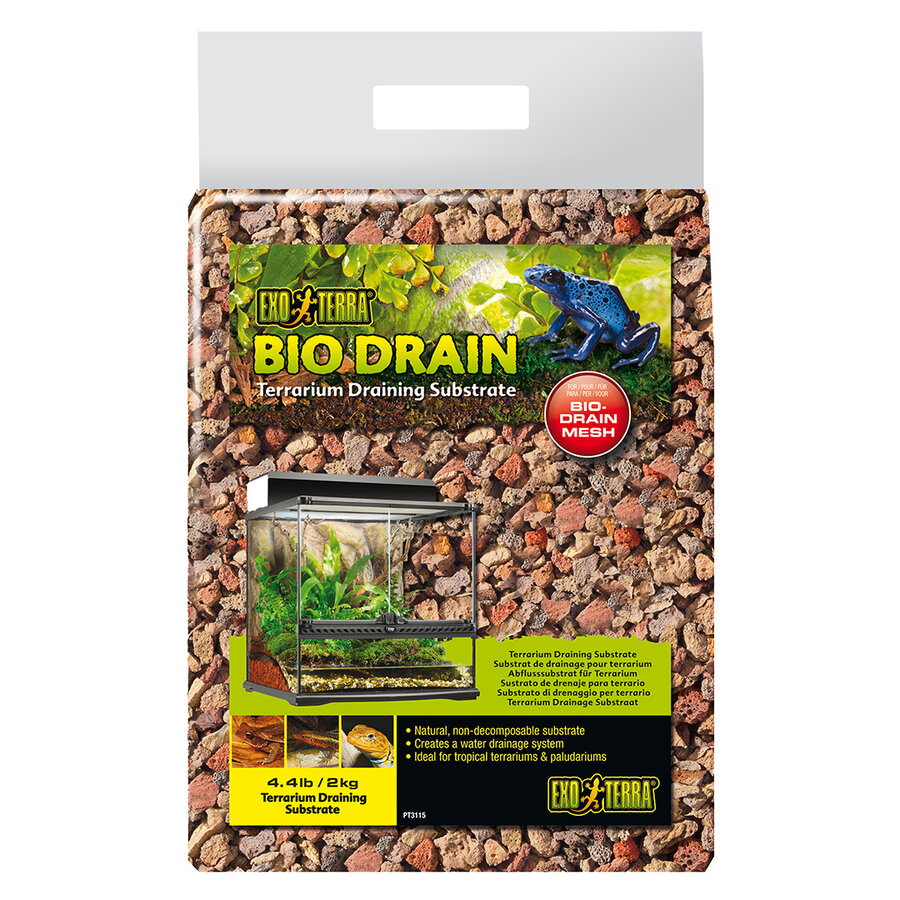 Drainagesubstraat BioDrain 2 kg – natuurlijk anorganisch substraat voor terrarium & paludarium